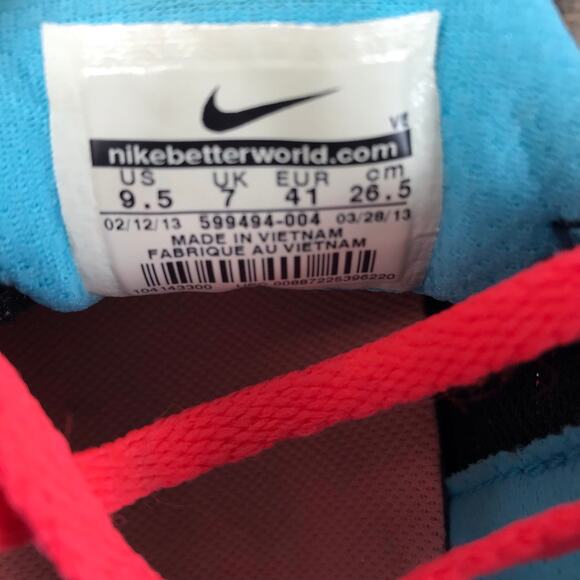 NIKE VTG Dual Fusion Sneaker Women 9.5 Black Pink Mesh Running Jogging Outdoor - Picture 13 of 13